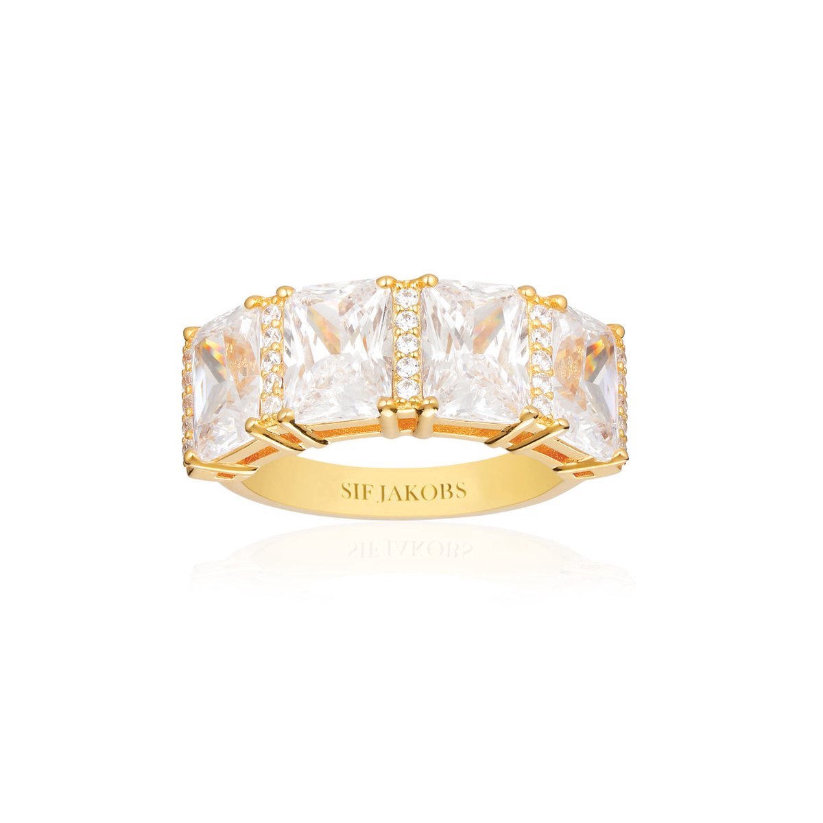Sif Jakobs Roccanova Altro Ring – Verguld Zilver – Maat 58 Sif Jakobs Roccanova Altro Ring – Verguld Zilver – Maat 58